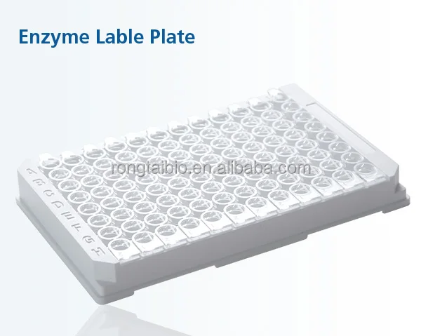 ELISA Plate 96-well 8 well*12 Sterilized Detachable Flat Bottom/High Binding microscope slide