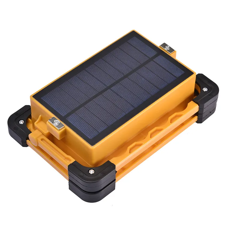 Quantex 60w portable solar flood light outdoor led with polysilicon panel