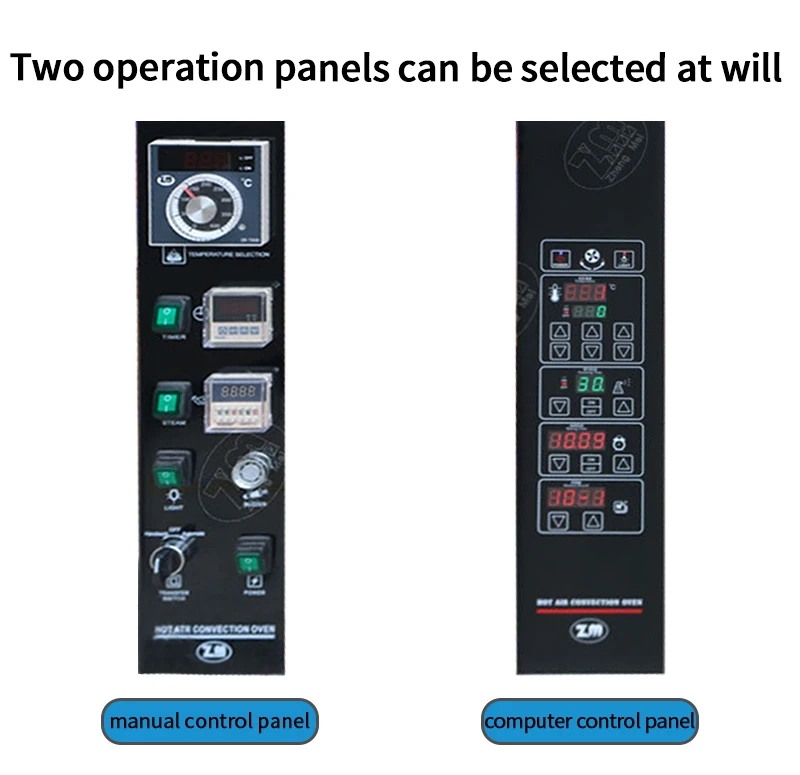 commercial 12 trays gas convection oven with rack