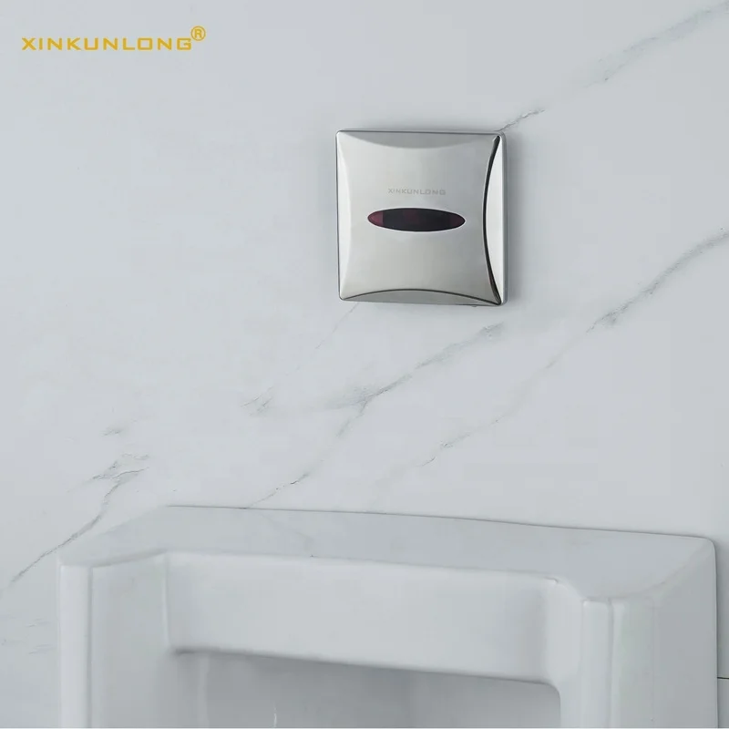Automatic Urinal Flusher Copper Sensor Toilet Flushing Piss Inductive valve DC Battery or AC Wall Mounted
