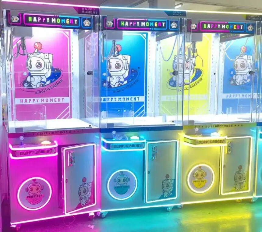 1 Player gift doll machine selling Canadian wool hanging claw machine wholesale custom banknote operated doll machine