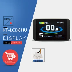 Electric Bike Display Kunteng Lcd 8h Colorful Display With Usb Function For Ebike Hub Motor Kit