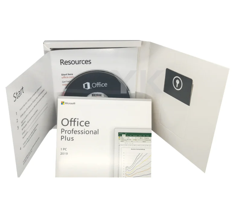 Оригинальное программное обеспечение Microsoft office pro plus 2019 DVD Полная версия для розничного офиса 2019 professional plus windows 11 онлайн загрузка