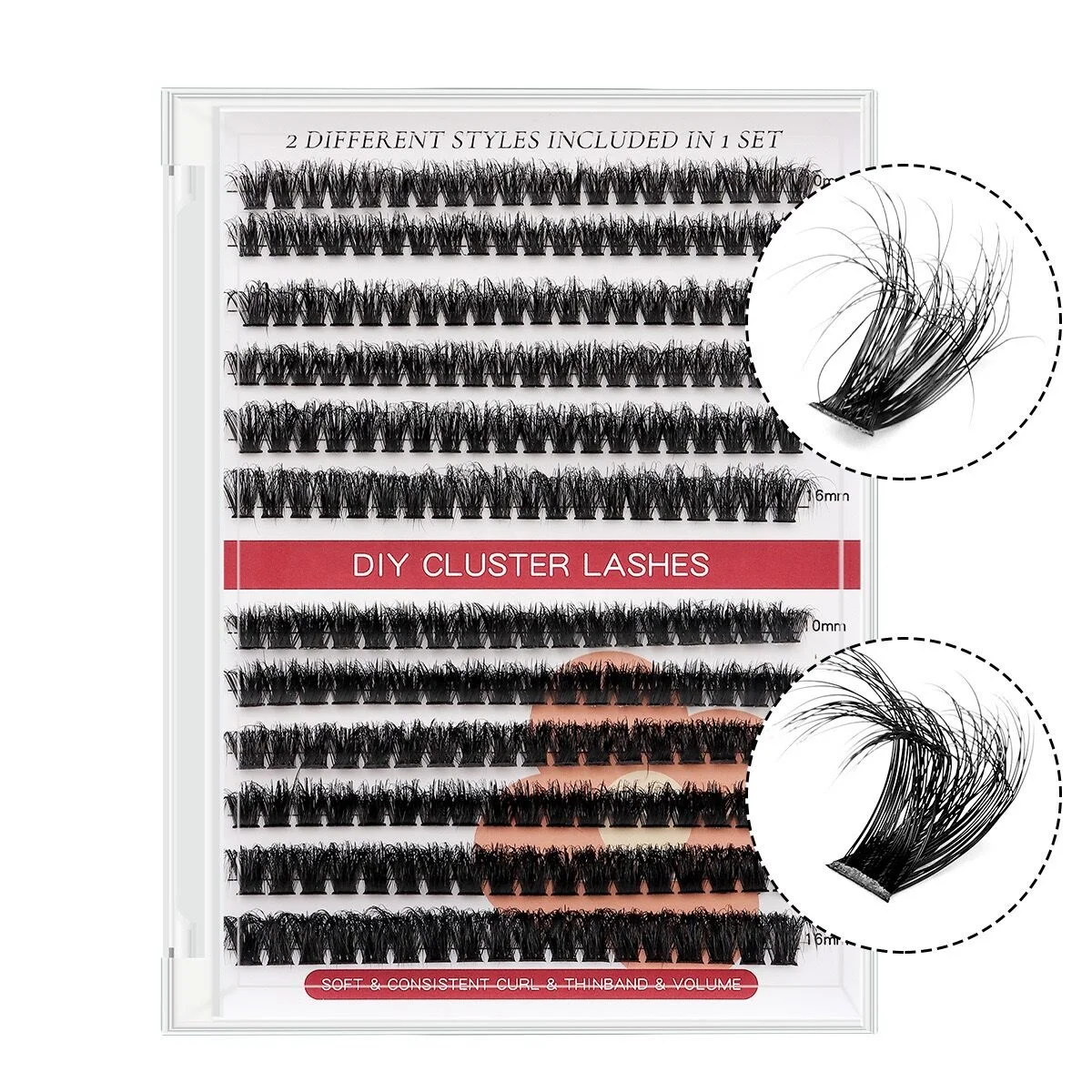 Hand Made Bond Seal Applicator Diy Lashes Eyelash Extensions Pre Cut 8-16 Lash Extension Kit Diy Lash Extension Kit 60D 80D 100D