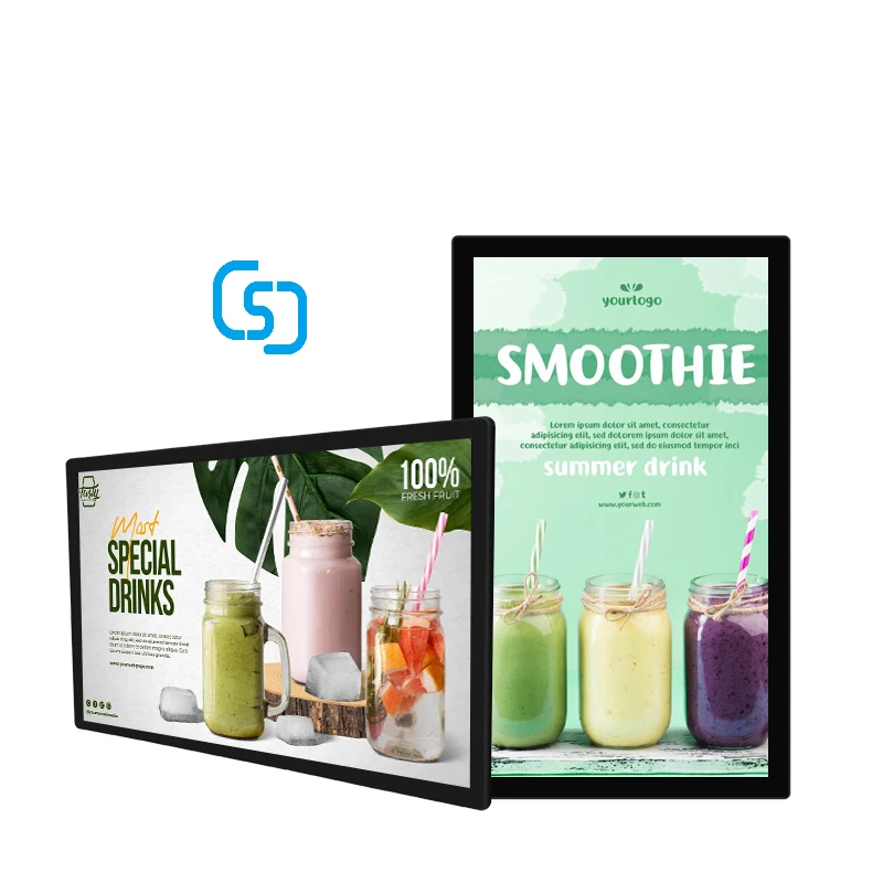 Free CMS LCD advertising player Smart Digital Picture Frame android mount media player digital signage and displays