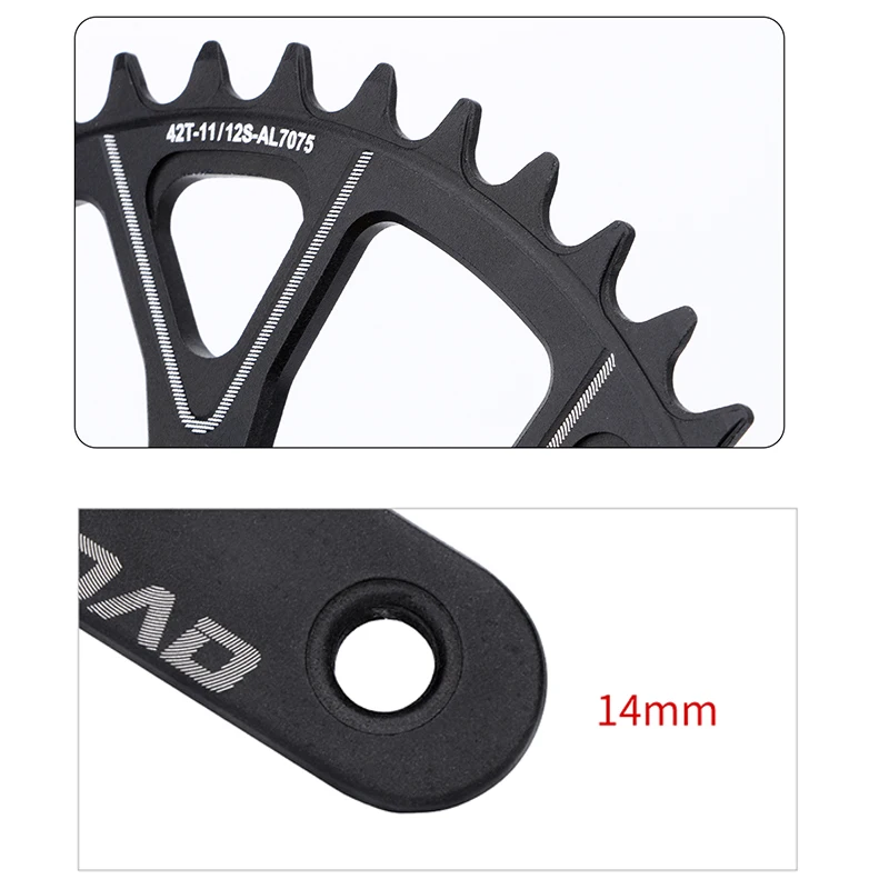 MEROCA ROAD Aluminum Alloy Road Bike Off-road Chainwheel 40T 42T Single Disc Hollow Integrated Crank Bicycle Crankset