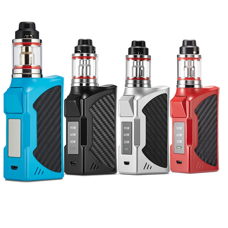 the hottest electronic smoke 90w vape oem 2200mah vaper kit from factory