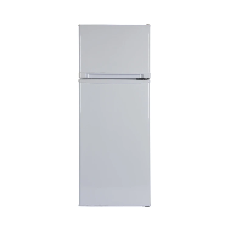 6.28 cube feet customization ac& dc dual power 2 doors solar system refrigerator