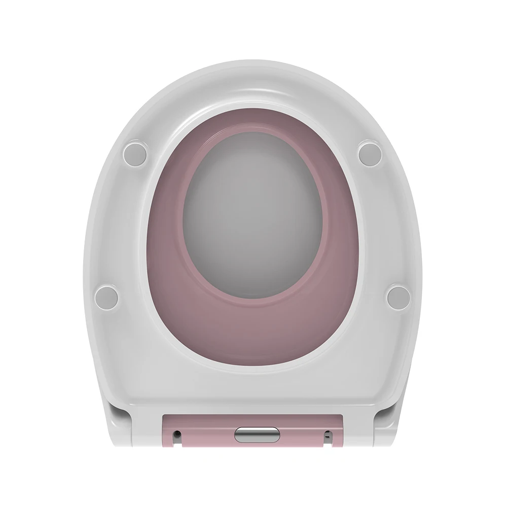 Sunten SU040S Family round Toilet Seat with Removable Child Seat Soft Close Quick Release Functions Made Urea UF Materials