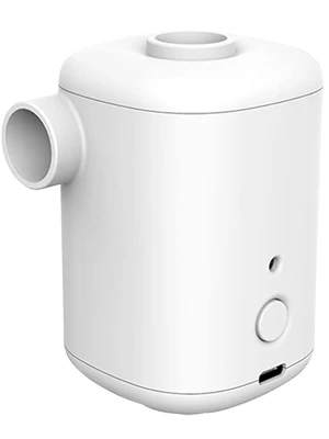 Factory new shape design high efficiency electric balloon pump 3.0  push button switch with 10pcs multiple nozzles