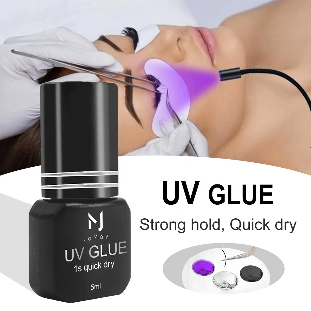 Private label uv glue eyelash LED UV eyelash glue with wholesale uv glue lashes/lash extension glue/uv lash glue