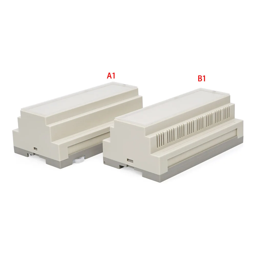 ABS plastic din rail mount case/enclosure for raspberry pi enclosure from SZOMK China