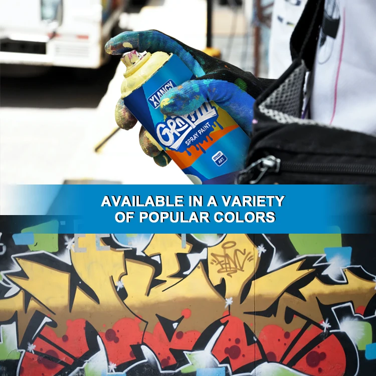 High Quality Fast Dry Durable Acrylic Aerosol Graffiti Spray Paint
