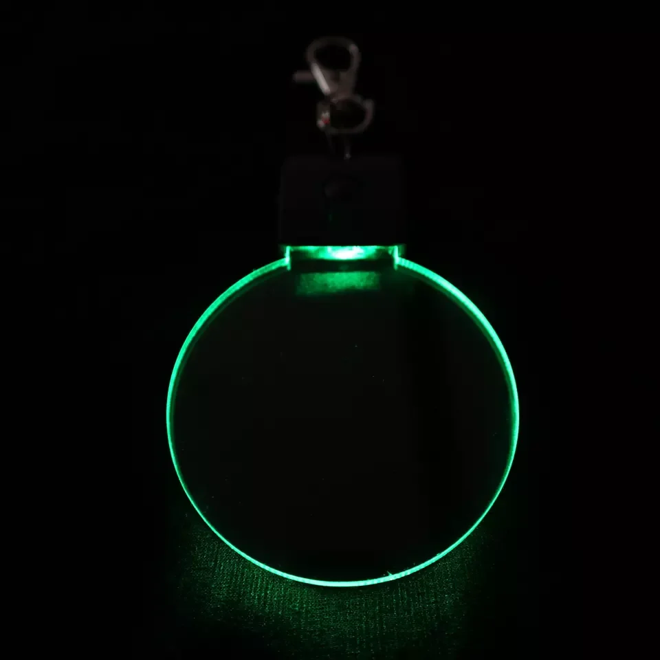 Акриловый брелок для ключей из нержавеющей стали