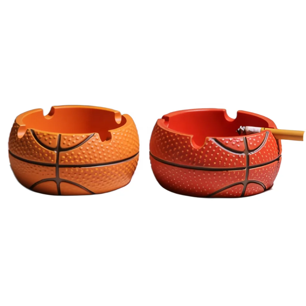 resin basketball ashtray(B80024) size:10x10x4cm