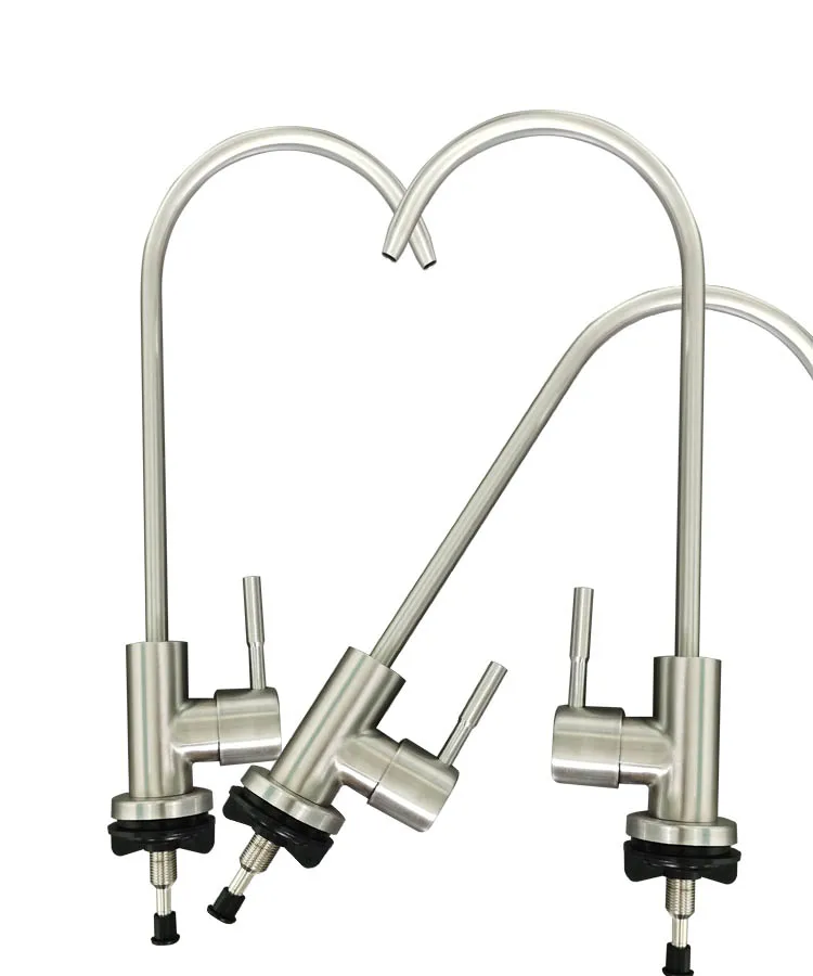 Stainless steel 304 small bend faucet for household water purifier commercial water purifier fittings faucet