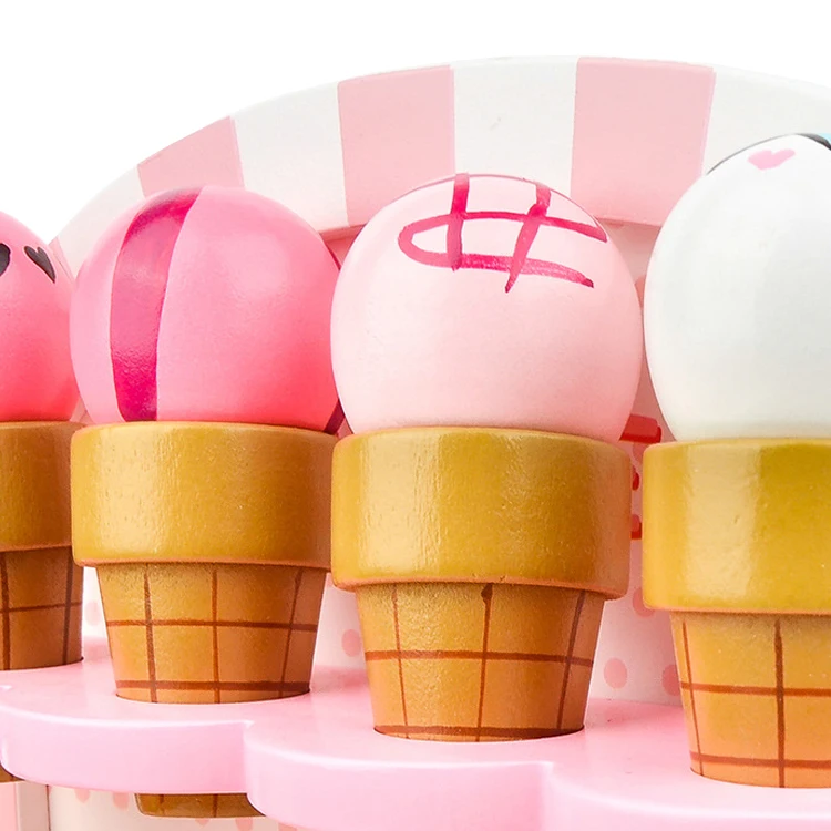  Деревянные игрушки в виде мороженого розовый магазин комплект игрушек для детей Z10104A
