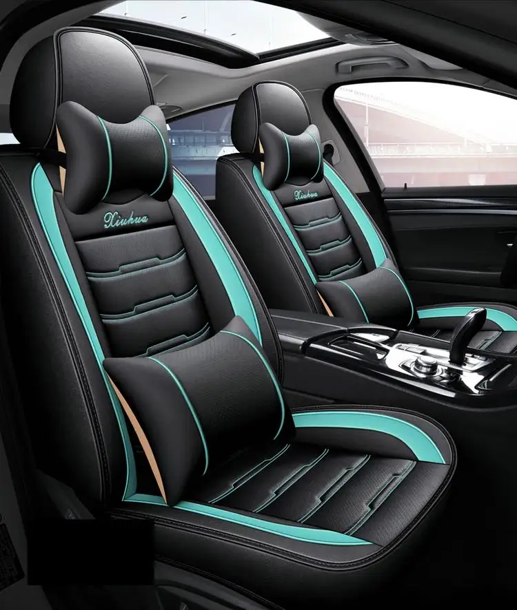 Wholesale Luxury Design Car Seat Cover Full Set PU Leather Car Seat Covers