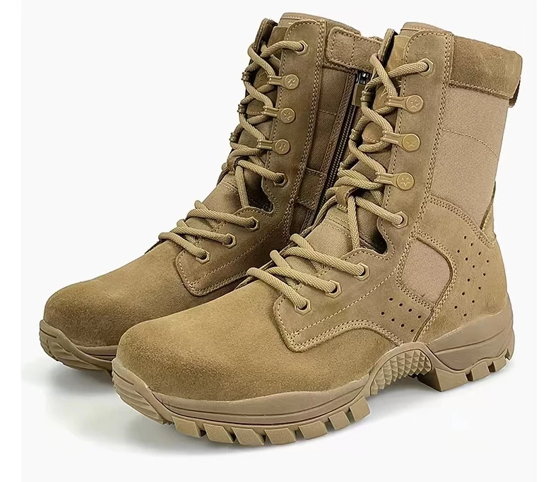 Мужские замшевые кожаные ботинки с разрезом 37