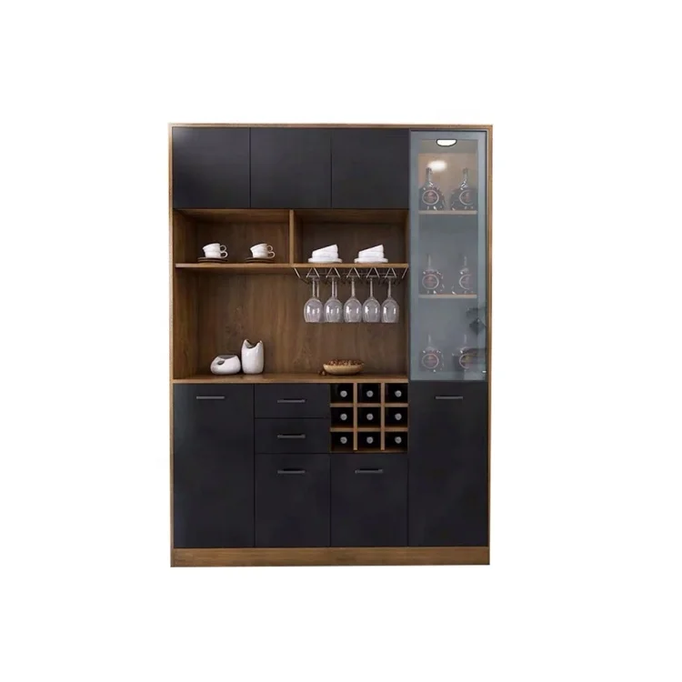 Modern  MDF Wooden Bedroom side storage 6 drawer kitchen cabinets Living Room Furniture