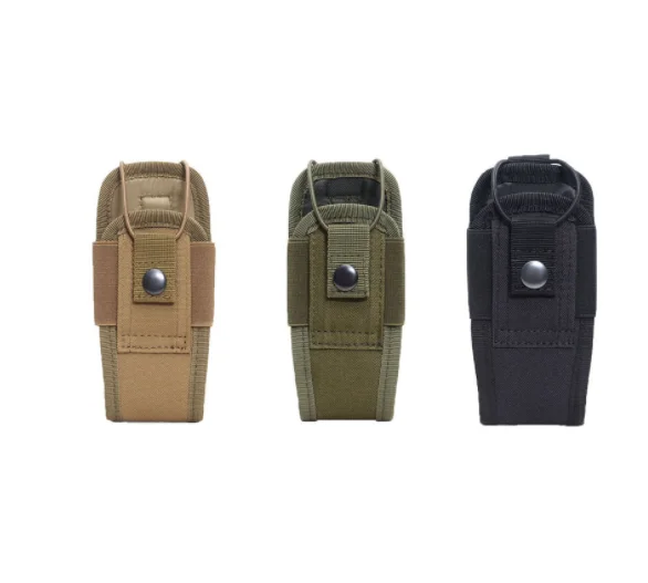 1000D Molle Radio Walkie Talkie Pouch Waist Bag Holder Pocket Portable Interphone Holster Carry for Hunting Camping
