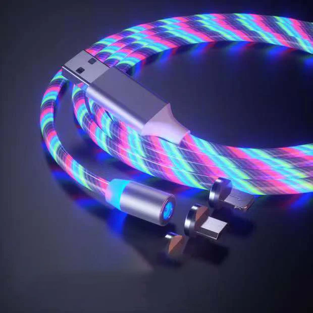  Лидер продаж на Amazon быстрый светодиодный светильник магнитный USB-кабель для
