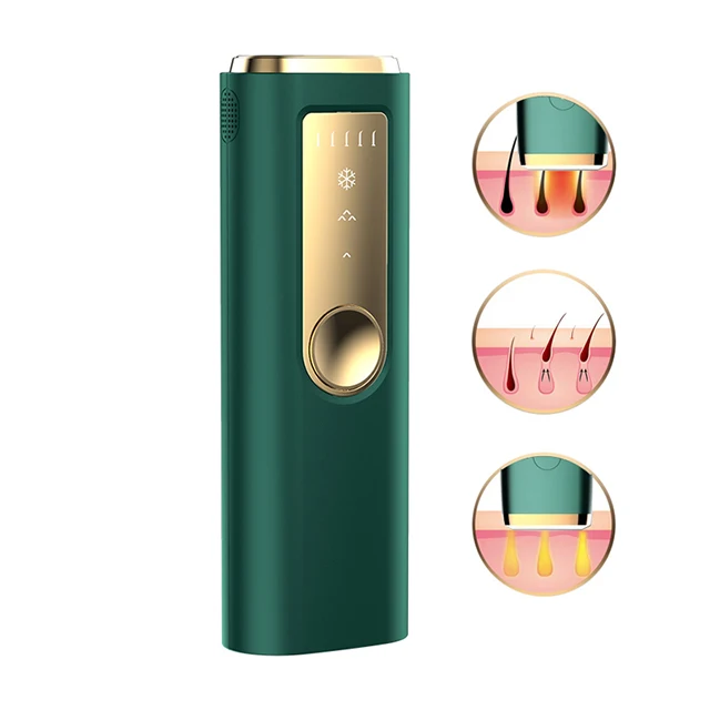 At home laser hair removal handset permanently hair remover ipl ice cool home device
