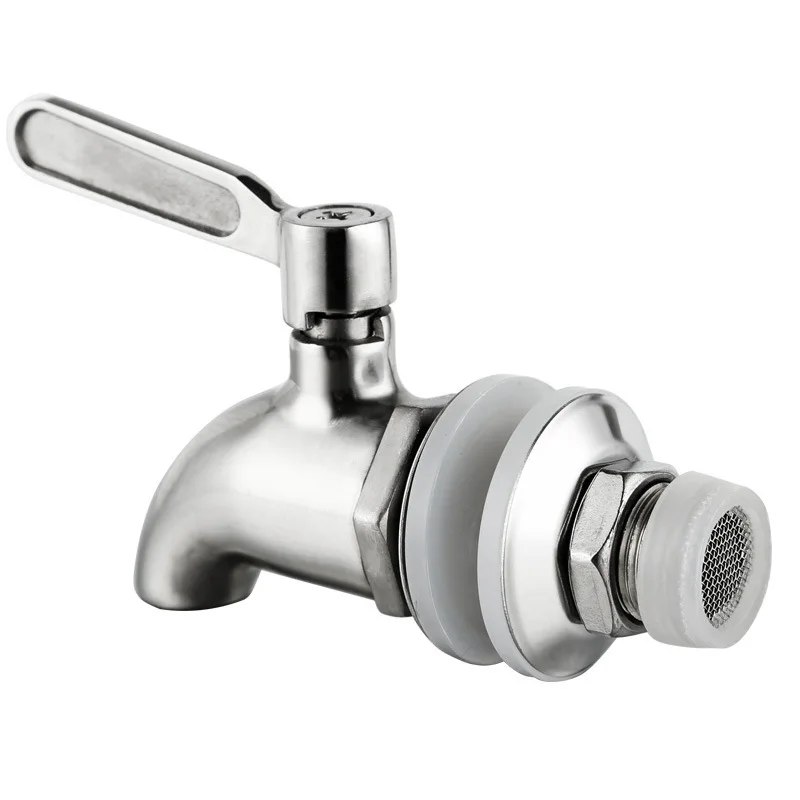 Stainless Steel Polished Finished Beverage Dispenser Replacement Spigot