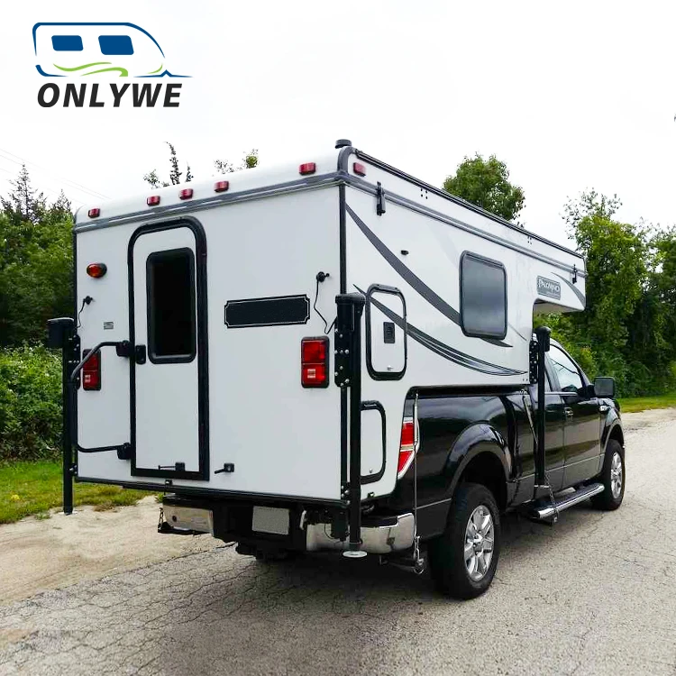 
Onlywe lightweight travel camper caravan rv motor home truck camper for pickup 