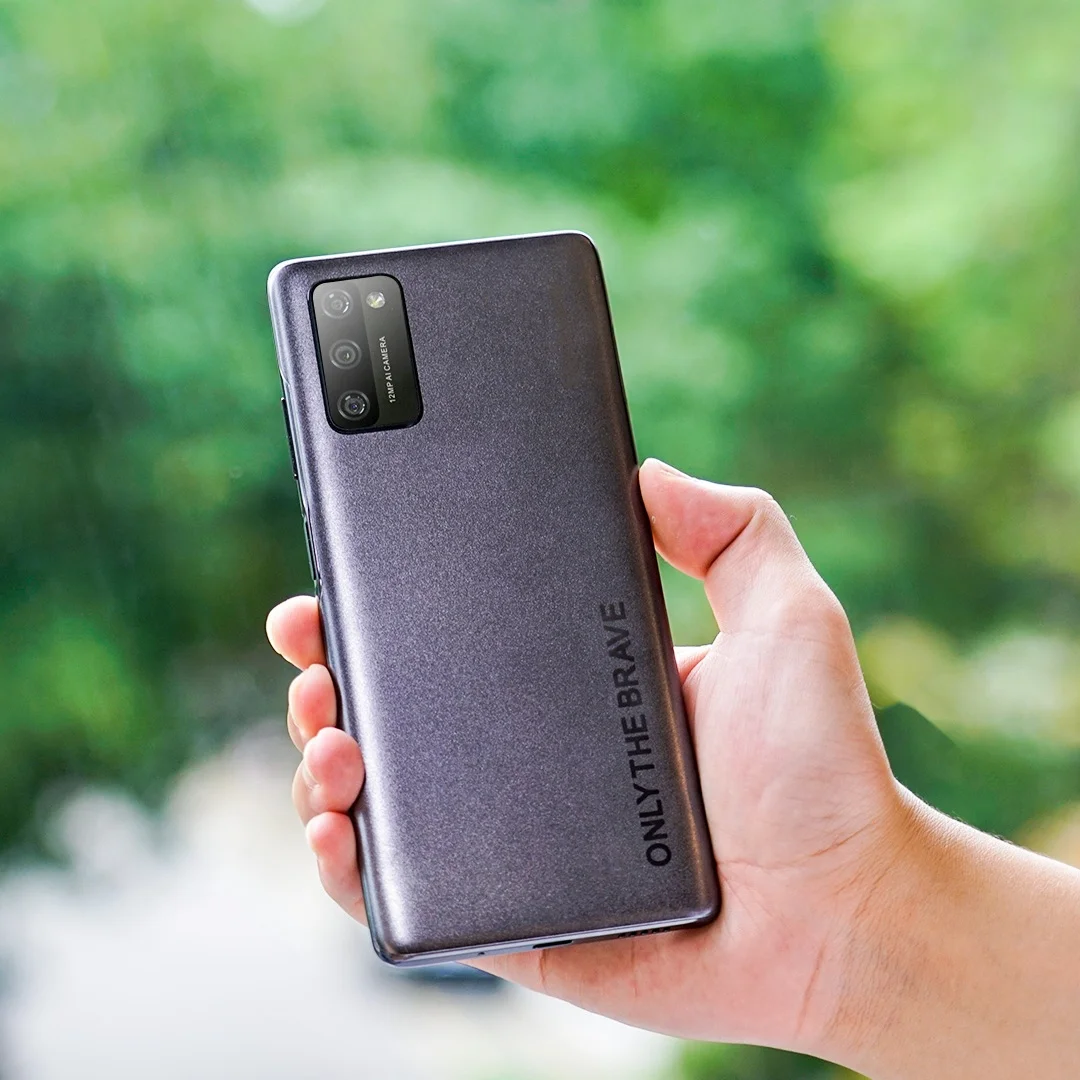 Смартфон Blackview A100 6 + 128 ГБ 4 камеры сканер отпечатка