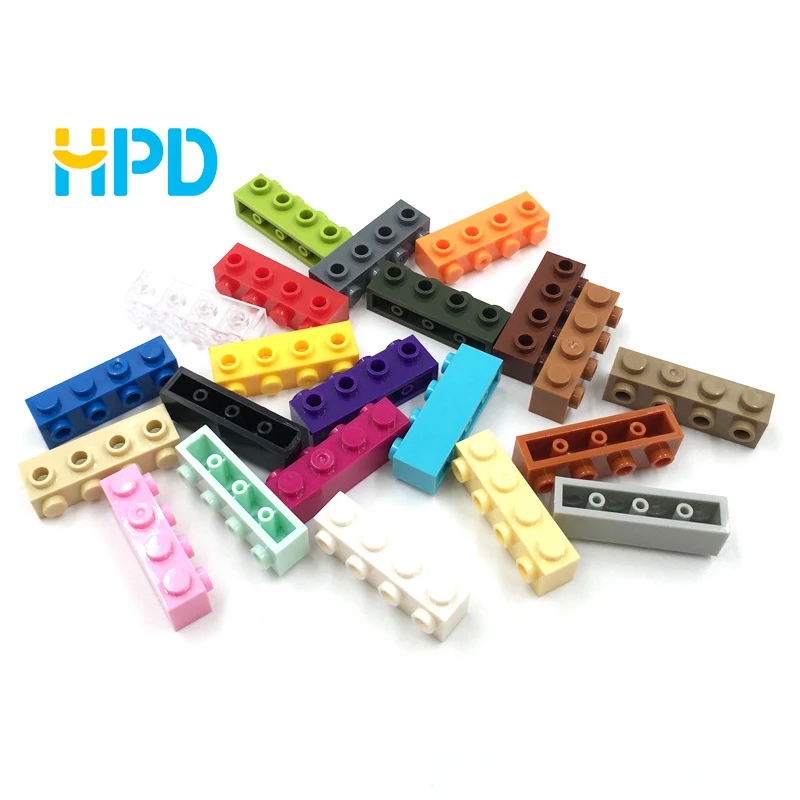 Пластиковый стебель Moc 30414 модифицированный 1x4 кирпич для переноса Diy технические строительные блоки