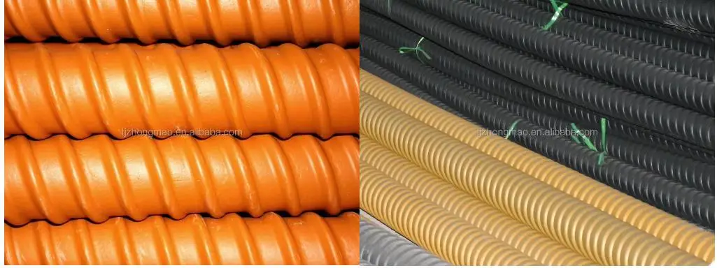 Hot Sell 90mm prestressed Round HDPE Corrugated Duct post tension pipe