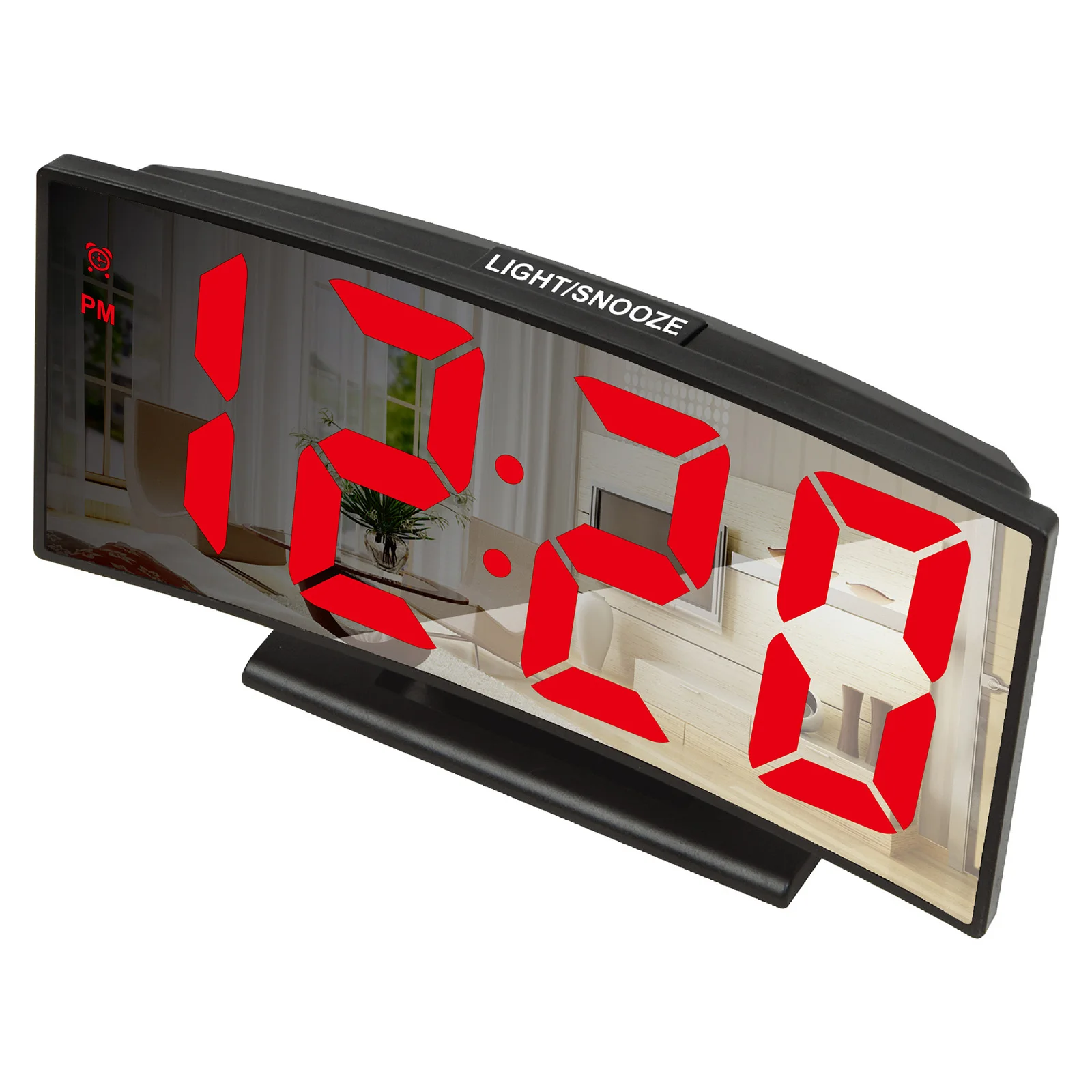 KH-CL015 Electronic Desktop Digital Alarm LED Clock for Bedroom with Temperature Display