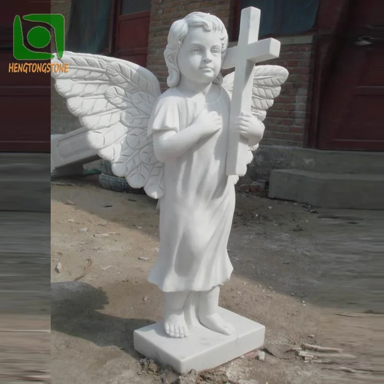 Кладбище надгробная скульптура мраморная Библия Ангел