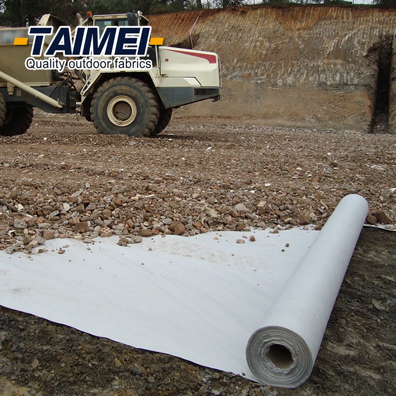 High Quality PP Non-Woven Geotextile Erosion Control Silt Fence Fabric