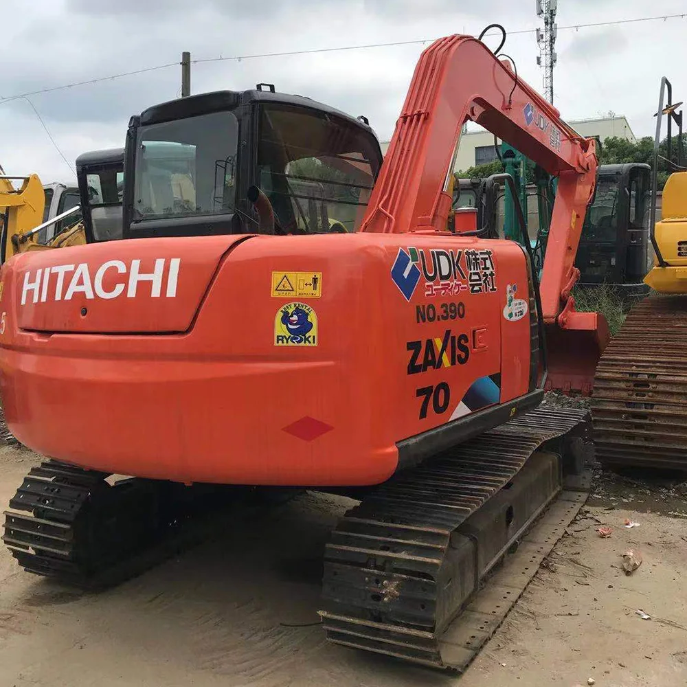 High quality cheap price original Japan Original Hitachi 70 Hitachi ZX70 7 ton used excavators on sale