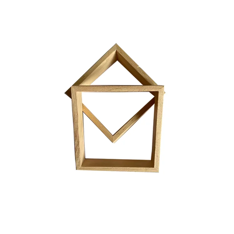 Custom wooden high quality natural log wall frame8x10/12x16 home decoration wooden picture frame