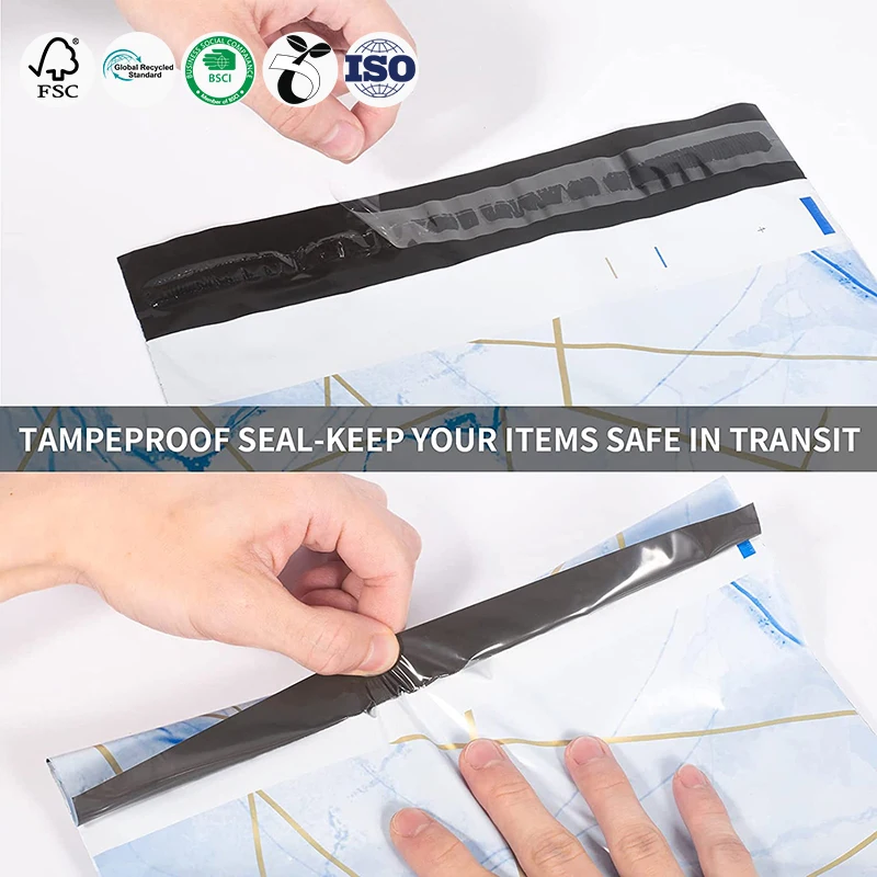 Eco Friendly Shipping Mailer Bag Waterproof Thank You Poly Mailer Envelopes Shipping Postage Bags