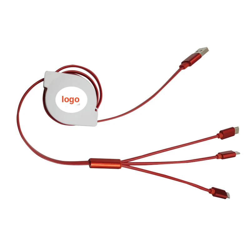 
Wholesale High Quality Micro 1m 3 In 1 Usb High Speed Charging Data Cable 