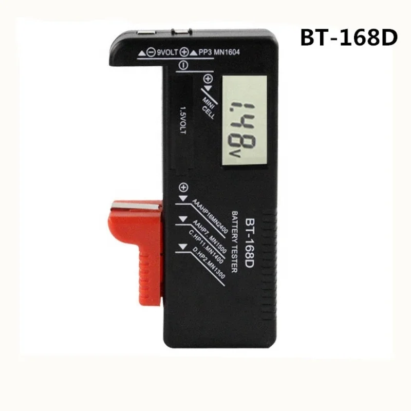 BT168D цифровой емкость литиевого аккумулятора тестер с ЖК-дисплеем BT-168D батареи диагностический инструмент для детей в возрасте от 9V 1 5 ААА AA кнопочная ячейка