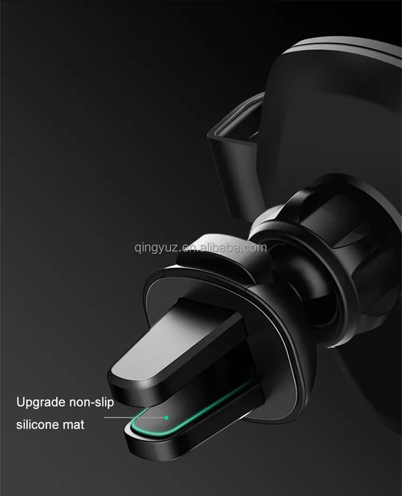 10W Qi Fast Car Air Vent Outlet Automatic Sensor Air Vent Mobile Smart Cell Phone Wireless Charging Charger Holder Mount