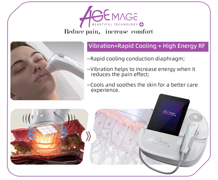 2024 New Upgraded Agemage 6.78MHz Energy Output Thermal Monopolar RF Radiofrequency Face and Eye Probes for Skin Rejuvenation
