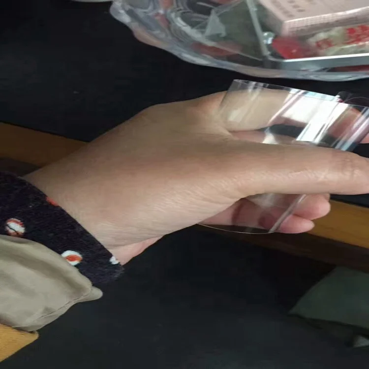 1mm Low Iron Ultra White Transparent Glass 99% Ultra White Glass for Watch Display Mirror, Computer Monitor Low Iron Float Glass