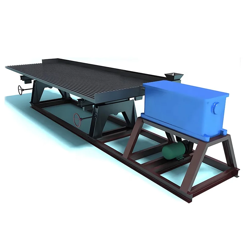 high efficient gold extraction equipment chromite tin lead copper ore shaking table machine