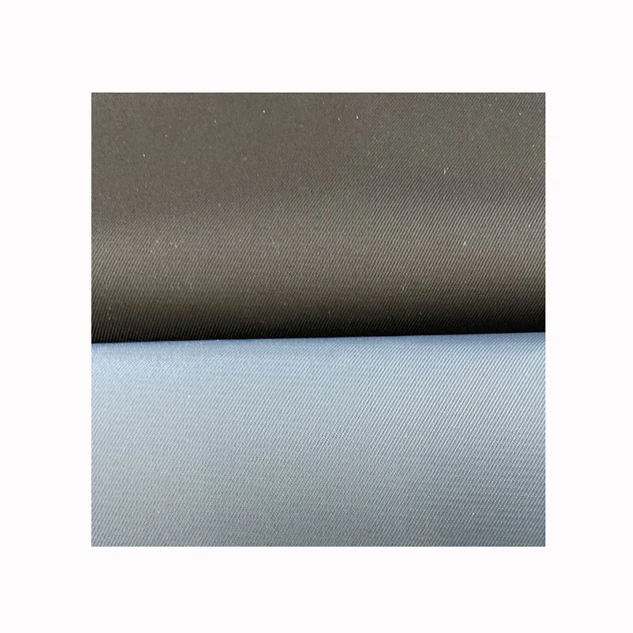 Black and Navy Nylon 70D*70D twill WR clear PU coating #KW80