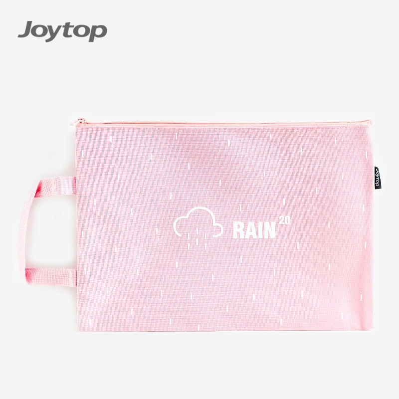  Joytop 7091 оптовая продажа узор погоды Размер A4 ткань Оксфорд папка для файлов сумка на молнии с