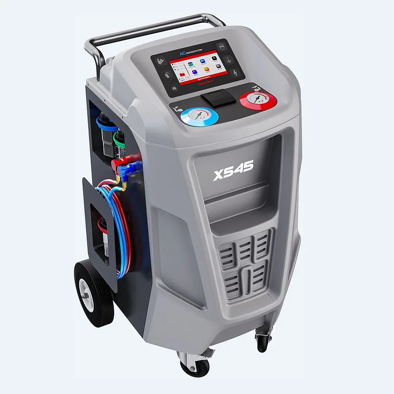 X545 Automatic air conditioning gas recovery station car ac service system refrigerant