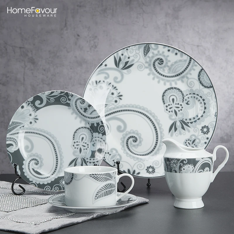  74pcs vajilla de ceramica porcelain Dishes Bowls dinner plates set for