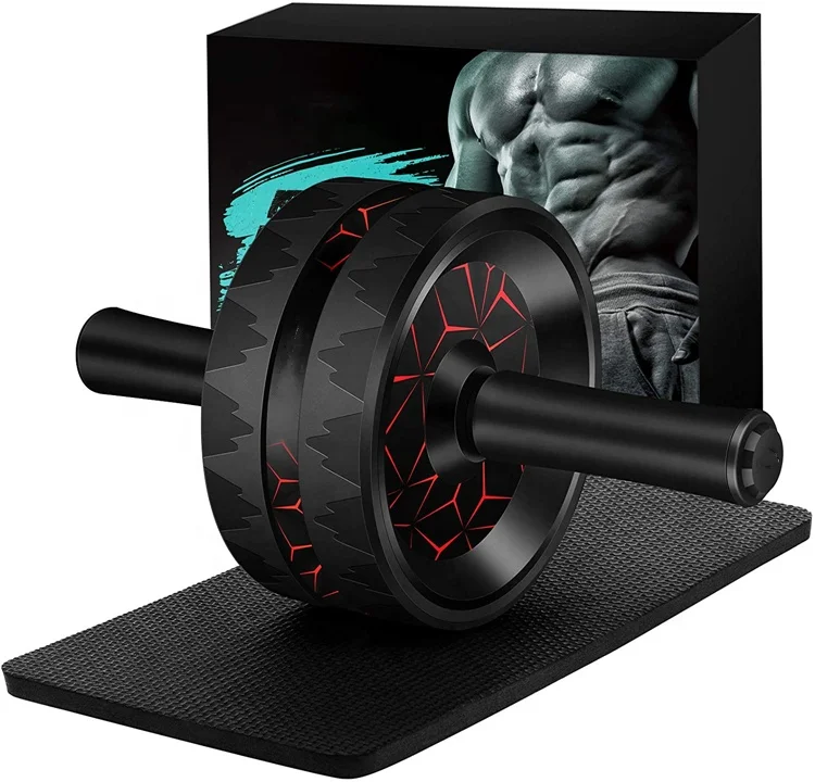 AB wheel roller  for core workout  with knee pad abdominal muscle wheel