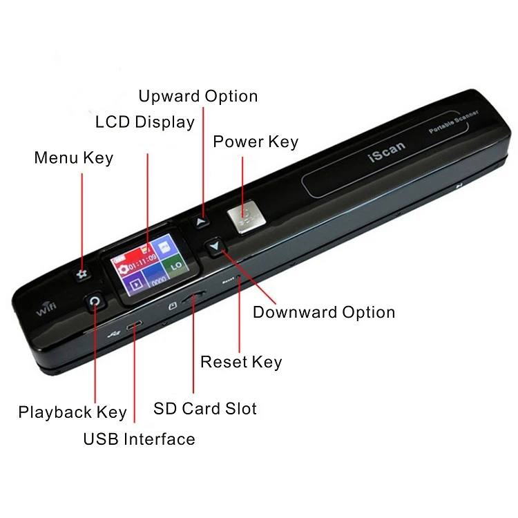 Wifi A4 USB Pattern Digitizer портативный сканер документов HD Zero Margin сканирующая ручка книжный